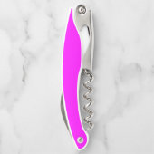 明るい赤紫色無地の色 |クラシックエレガント ソムリエナイフ (裏面)