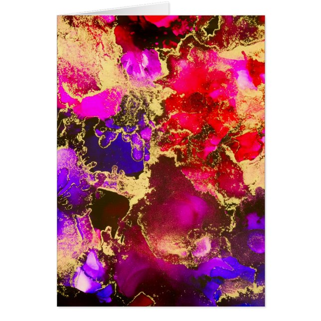 明るい赤紫色素晴らしアルコールイ絵画ンク (正面)