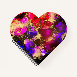 明るい赤紫色素晴らしアルコールイ絵画ンク ノートブック