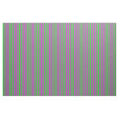 明るい赤紫色線とライム線パターン ファブリック (ファットクウォーター)