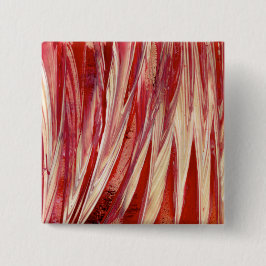 明るい赤紫色羽飾り 缶バッジ