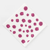 明るい赤紫色花結婚模様 (コーナー)