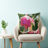 明るい赤紫色花 クッション (椅子)