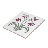 明るい赤紫色花 タイル (側面)