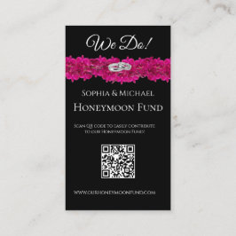 明るい赤紫色蘭 – 我々の結婚リングや輪 – レジストリ –  名刺