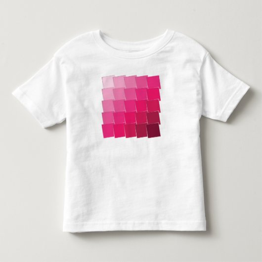 明るい赤紫色1 トドラーTシャツ (正面)