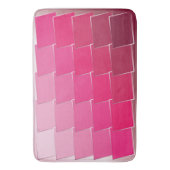 明るい赤紫色1 バスマット (正面縦)