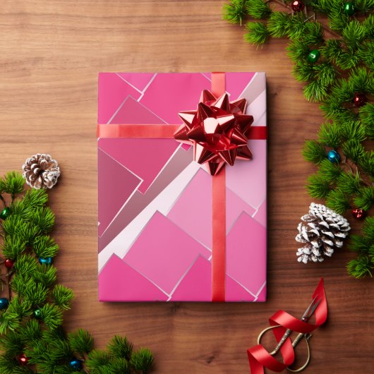 明るい赤紫色1 ラッピングペーパー (クリスマスギフト)