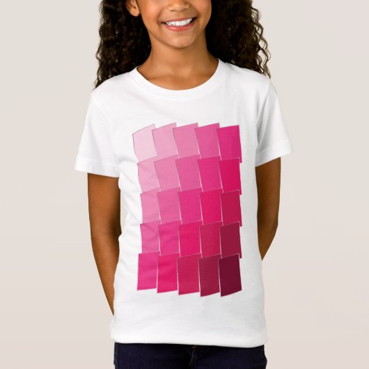 明るい赤紫色1 Tシャツ (正面)