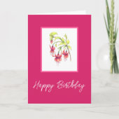 明るい赤紫色 カード (正面)