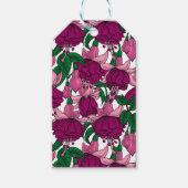 明るい赤紫色 ギフトタグ (正面)