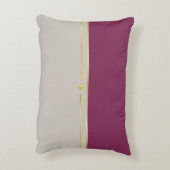 明るい赤紫色&タウペヘブン アクセントクッション (裏面(縦))