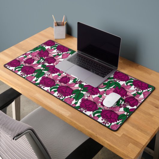 明るい赤紫色 デスクマット (オフィス2)