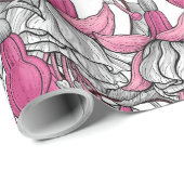 明るい赤紫色 ラッピングペーパー (ロールコーナー)