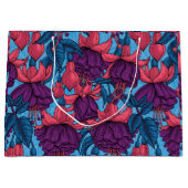 明るい赤紫色 ラージペーパーバッグ (正面)