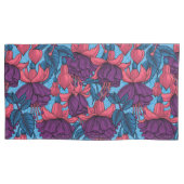 明るい赤紫色 枕カバー (正面左)