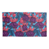 明るい赤紫色 枕カバー (裏面-右)