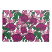 明るい赤紫色 枕カバー (裏面)