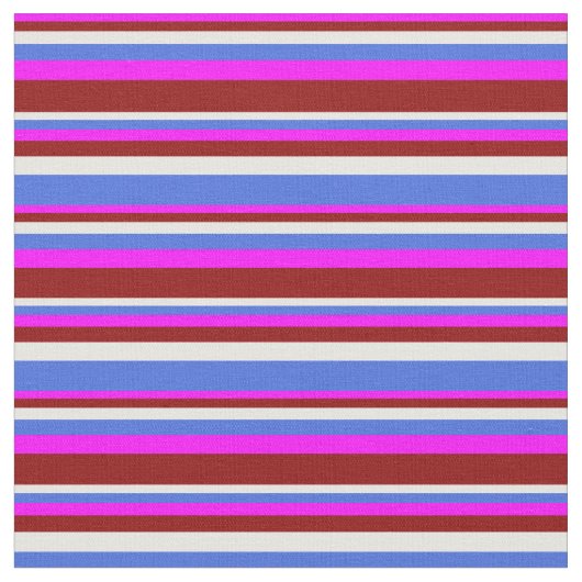 明るい赤紫色、濃い赤、白、青王室の色 ファブリック (クローズアップ)