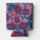 明るい赤紫色 缶クーラー (正面)