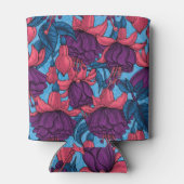 明るい赤紫色 缶クーラー (裏面)