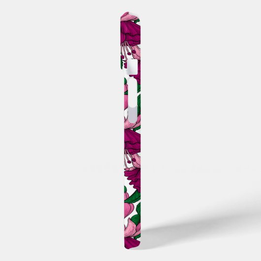 明るい赤紫色 Case-Mate iPhoneケース (裏面 / 左)