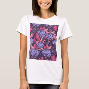 明るい赤紫色Tシャツ Tシャツ