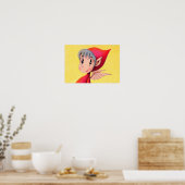 明るい赤色の小さな悪魔 ポスター (キッチン)