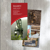 明るい赤、ブルゴーニュのタイル写真 ラックカード