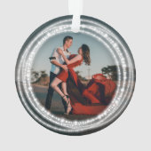 明るい輝メリーきモノグラムクリスマスフォト オーナメント (裏面)