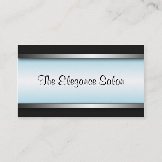 明るい部内者の青のアポイントメントカード 予約カード (正面)