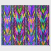 明るい部族のシブロン ラッピングペーパー (フラット)