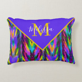 明るい部族のシボパーソナライズされたン アクセントクッション