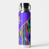 明るい部族のシボパーソナライズされたン ウォーターボトル (背面)