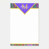 明るい部族のシボパーソナライズされたン ポストイット (正面)