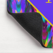 明るい部族のシボパーソナライズされたン マウスパッド (コーナー)