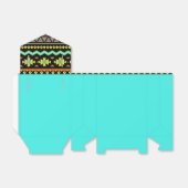 明るい部族デザイン フェイバーボックス (折り畳みなし)