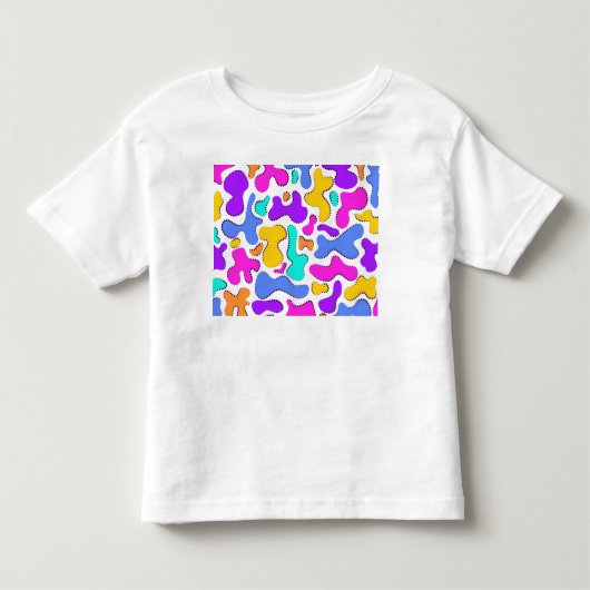 明るい酸の液体形状 トドラーTシャツ (正面)