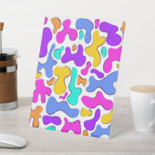 明るい酸の液体形状 台座サイン (インサイチュ)