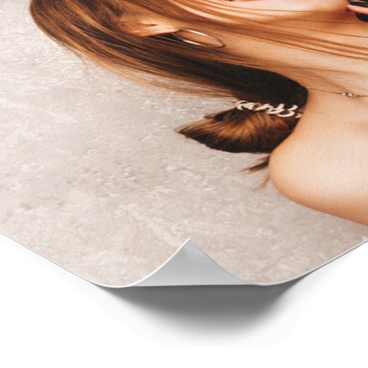 明るい野生の花の写真卒業へようこそ ポスター (角)