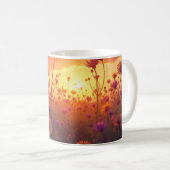 明るい野生の花畑 コーヒーマグカップ (正面右)