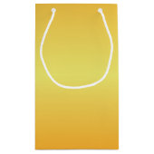 明るい金属製の金ゴールドベル スモールペーパーバッグ (裏面)