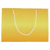 明るい金属製の金ゴールドベル ラージペーパーバッグ (裏面)