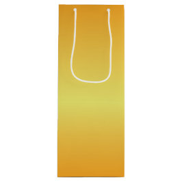 明るい金属製の金ゴールドベル ワインギフトバッグ