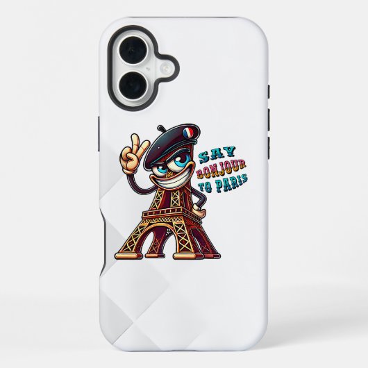 明るい鉄の女性から贈り物 iPhoneケース (裏面)