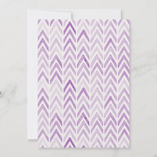 明るい開花ベビーガール写真誕生のお知らせ 案内状 (裏面)