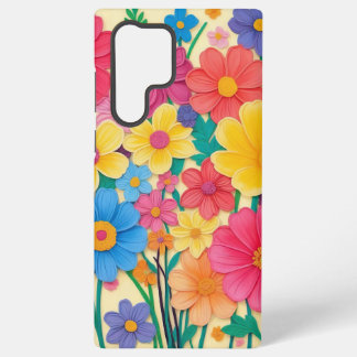 明るい開花（フルカラー） SAMSUNG GALAXY S22 ULTRAケース