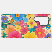 明るい開花（フルカラー） SAMSUNG GALAXYケース (裏面横)