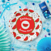 明るい陽気なスイカ夏のパーティー ペーパープレート (パーティー)