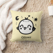 明るい雛 – かわいいズバードラインアート» クッション (ブランケット)